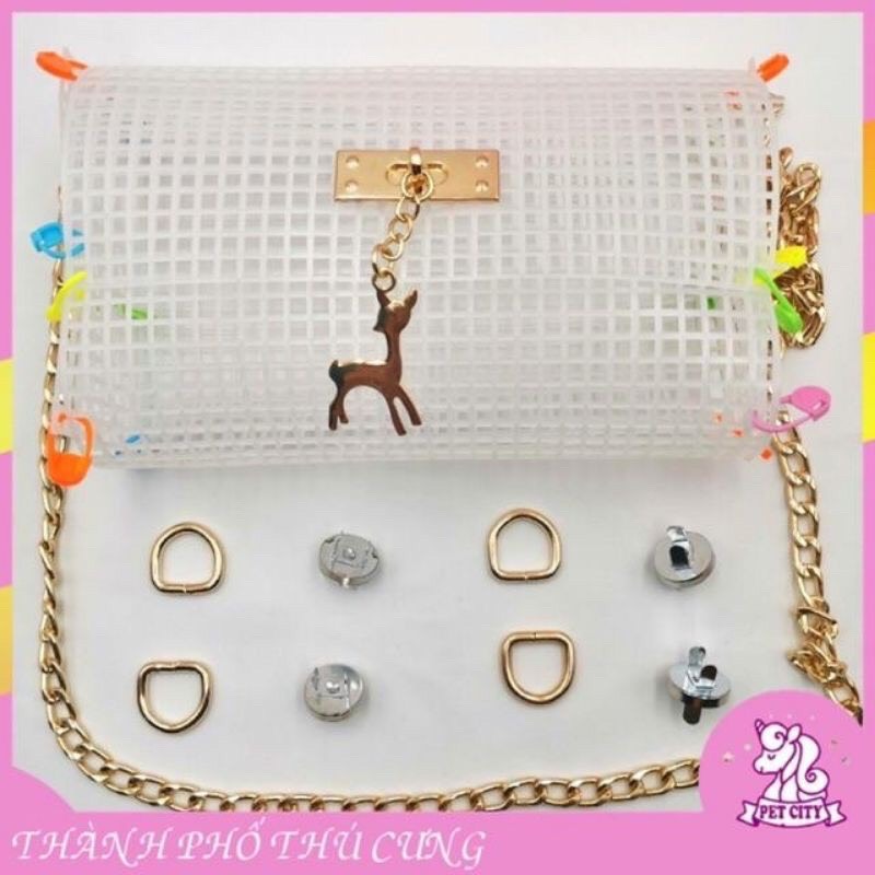 Túi tự đan, Túi len handmade tự đan HOT tiktok