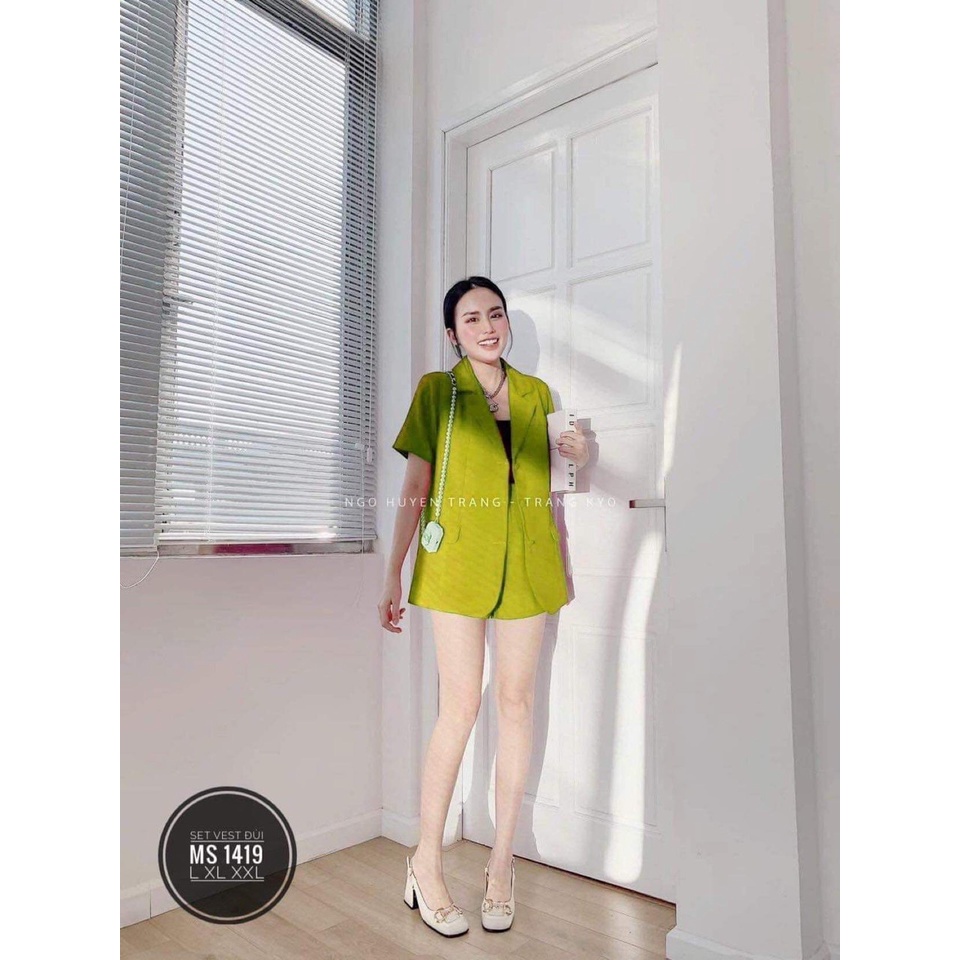 SET VEST ĐÙI BIGSIZE (60-90KG) S006