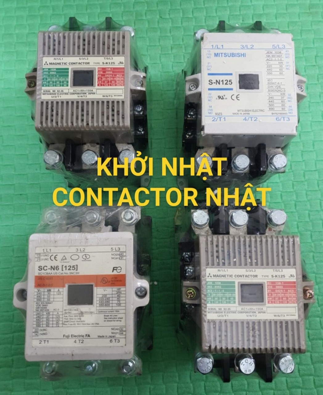 CONTACTOR NHẬT BẢN 150A COIL 220V AC KHỞI