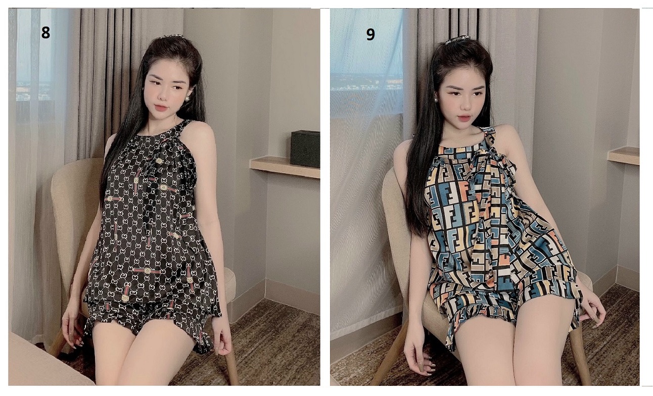 SET Yếm Lụa Mai Ngô - Lụa Latin