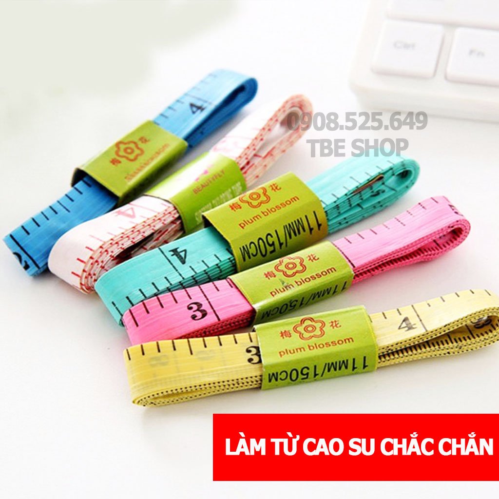[HCM]Thước Dây 1.5m ( 150 cm ) Đo 3 Vòng Nhiều Màu Sắc