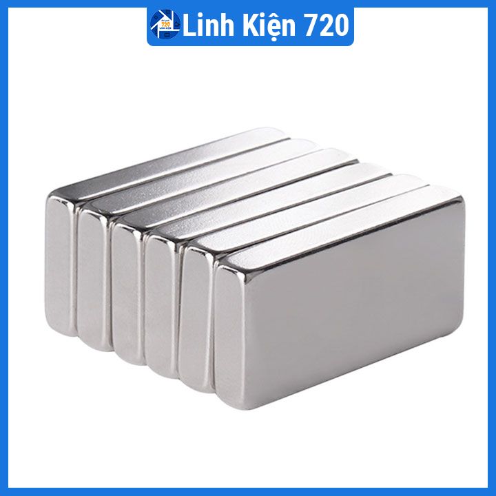 Bộ 2 viên nam châm đất hiếm 20x10x2mm ( từ tính hút cực mạnh )