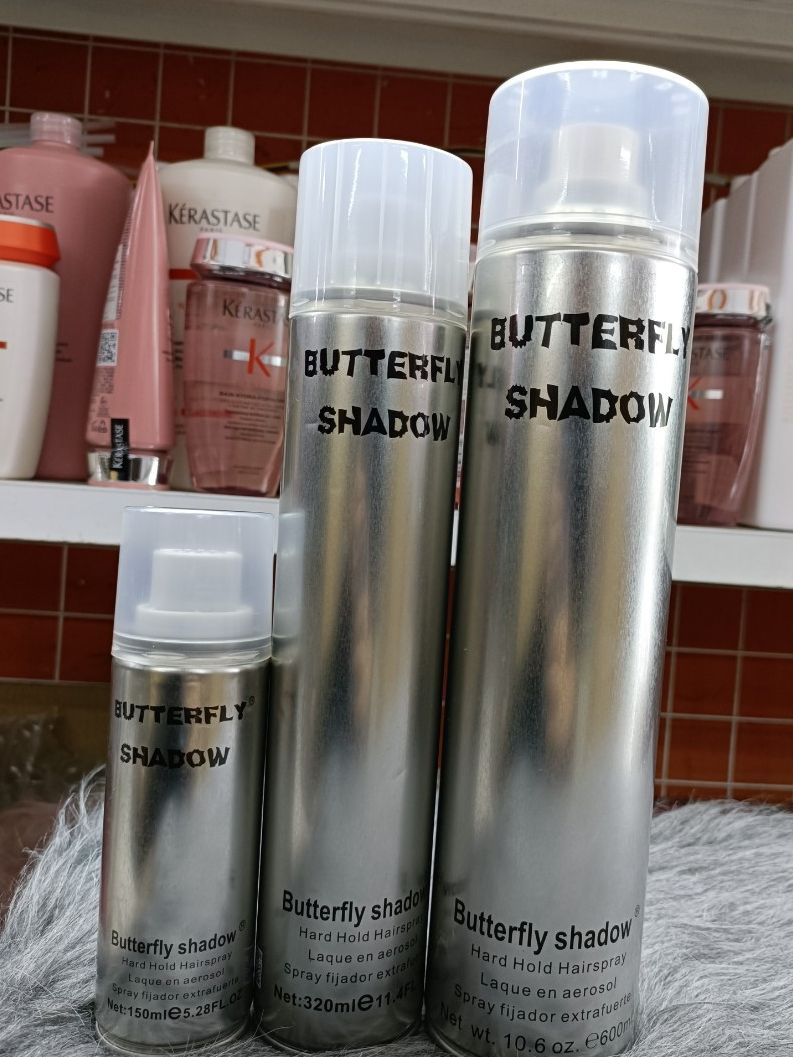 Keo Xịt Cứng Tóc Nam Nữ Butterfly Shadow 150ML-320ML-600ML