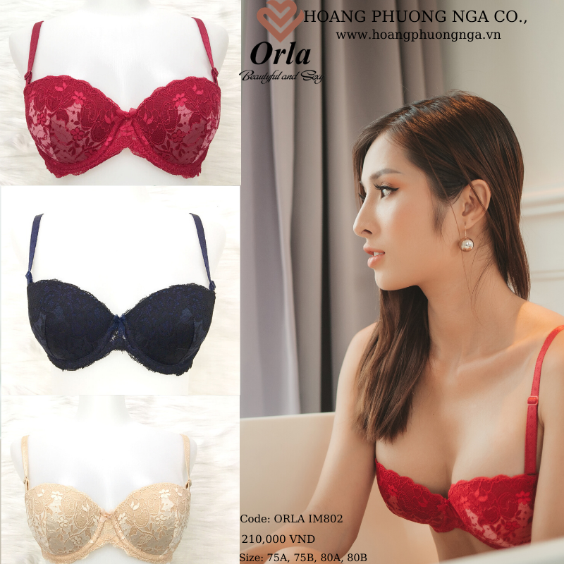 Áo ngực cúp ngang mút mỏng ORLA IM802