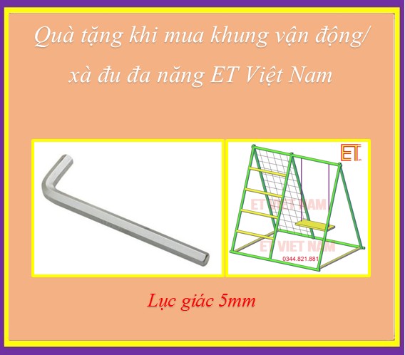 [Quà tặng] Lục giác 5mm (5 ly)