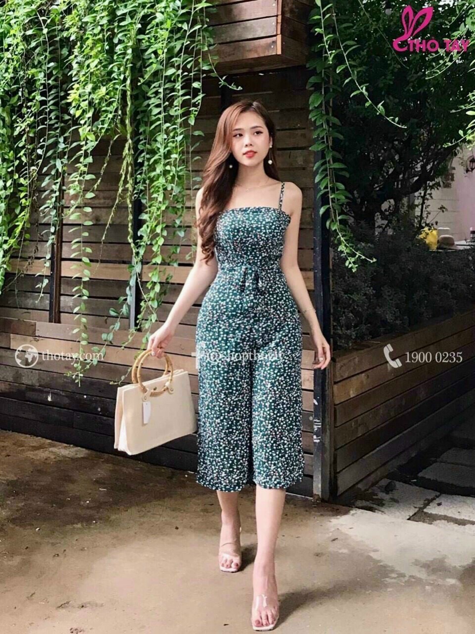 [HCM]Jum nữ 2 dây lụa hoa mềm mại nhẹ nhàng