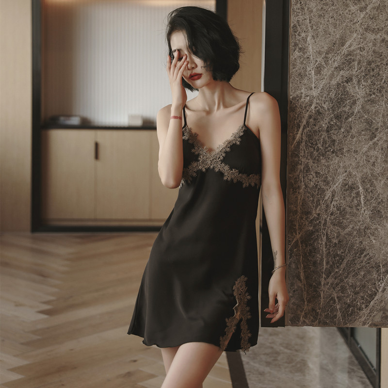 [MIỄN SHIP] Váy ngủ, đầm ngủ lụa 2 dây sexy cao cấp