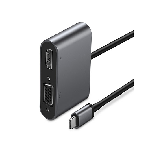 Cáp chuyển đổi typeC sang HDMI và VGA V187B - hỗ trợ HD/4K (Màu Random) - Nhất Tín Computer