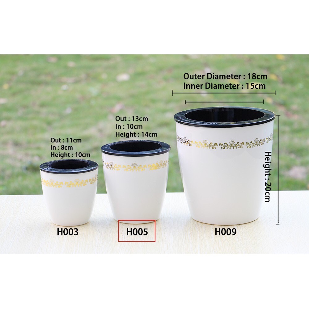 Chậu cây tự dưỡng thông minh- H005