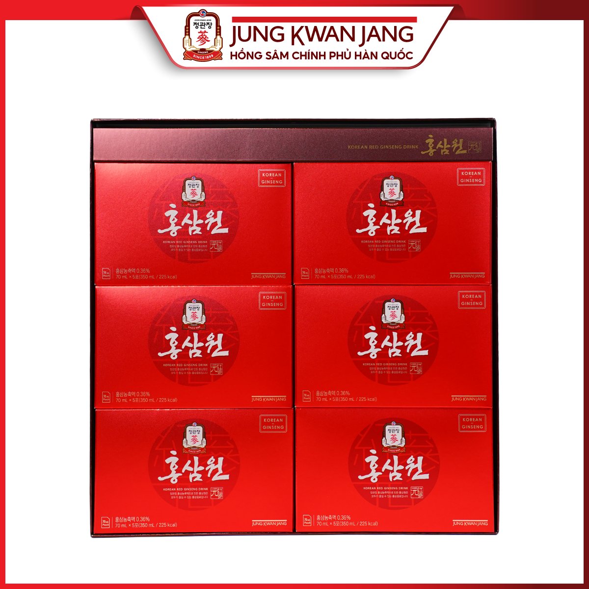Nước Hồng Sâm Won Hàn Quốc KGC Jung Kwan Jang (70ml x 30 gói)