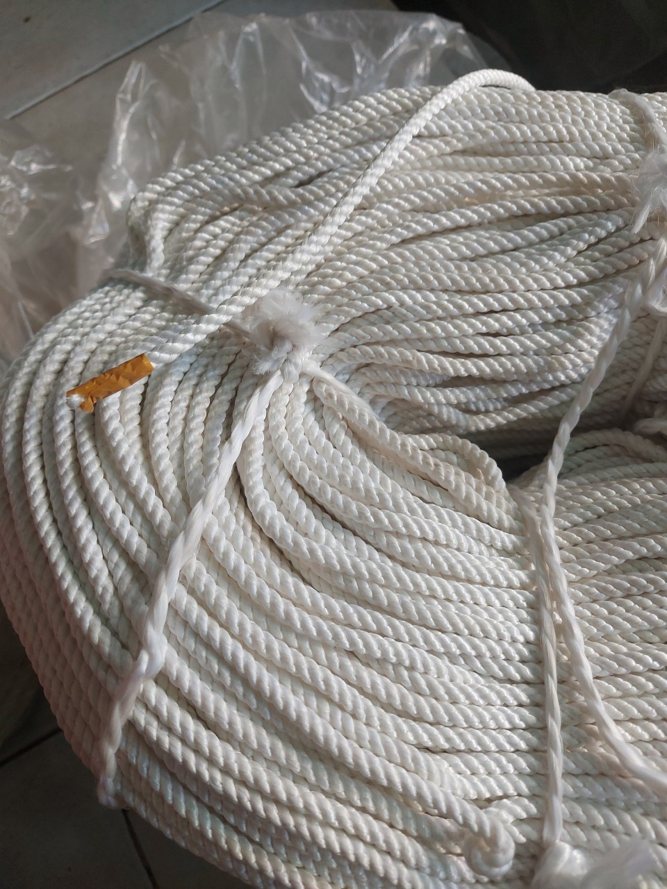 1kg dây thừng trắng 4mm, 6mm, 8mm, 10mm