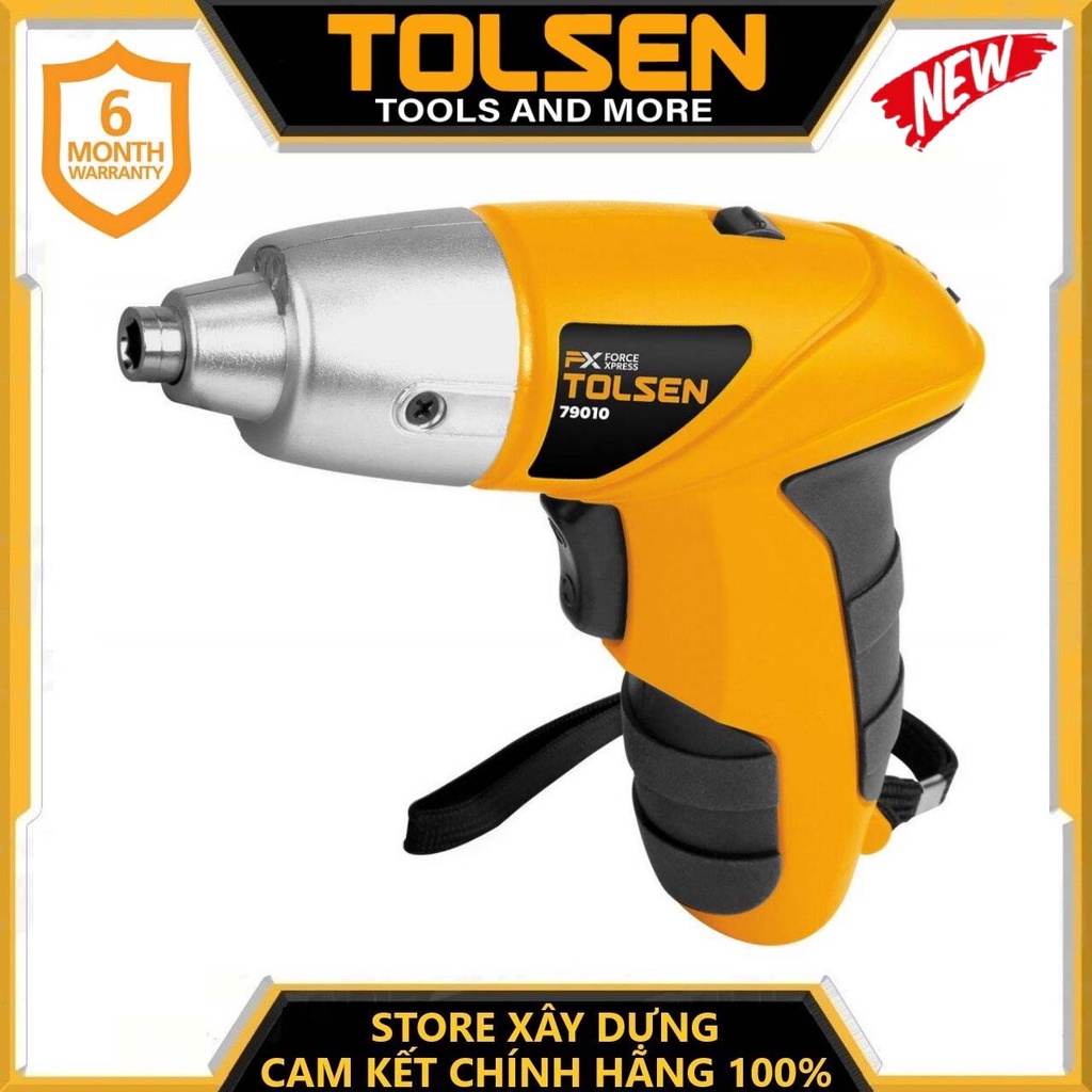 Bộ máy vặn ốc vít không dây dùng pin 1.300mah tolsen 79010 - hàng chính hãng