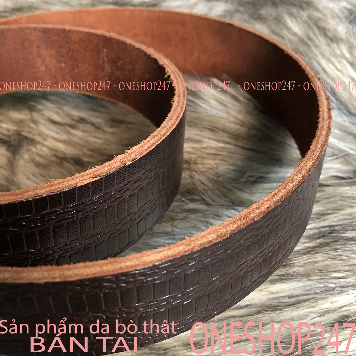 Thắt Lưng Dây Nịt Nam DA BÒ THẬT 1 Lớp- Phong Cách Châu Âu A57TL REQUA SHOP