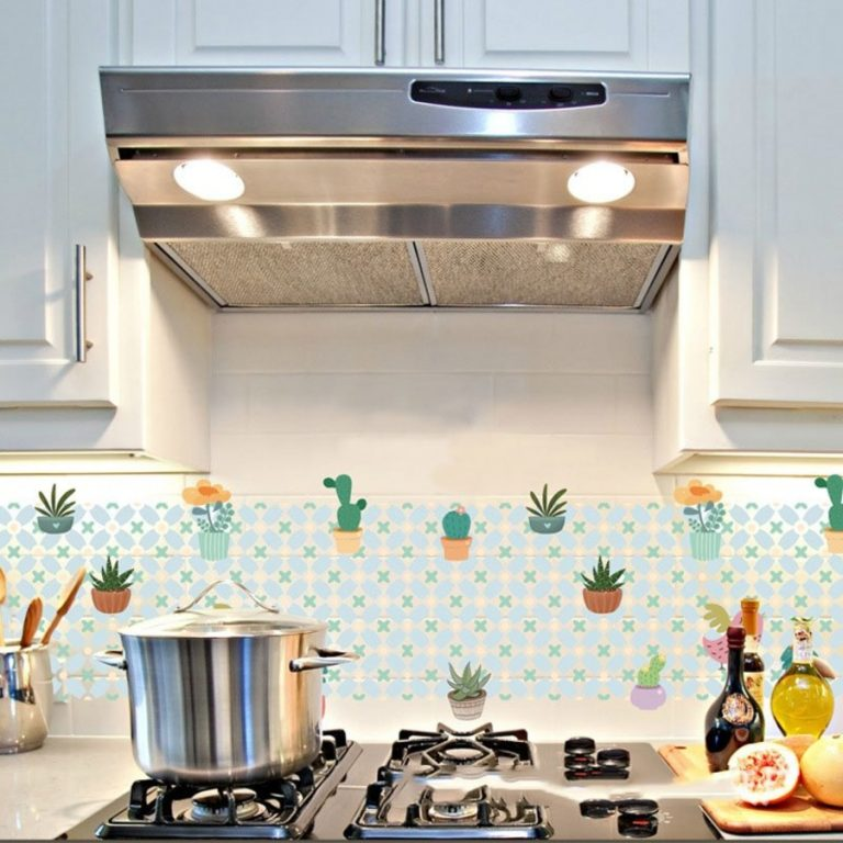 Decal Dán Bếp Hoa Văn Cực Đẹp - 60 X 200Cm