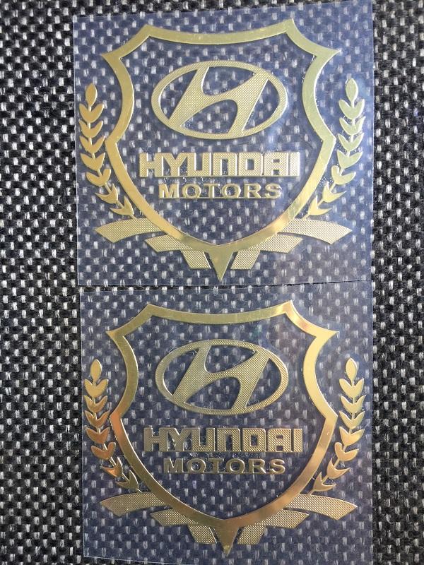 [HCM]Bộ 2 Logo Decal 3D dán xe ô tô