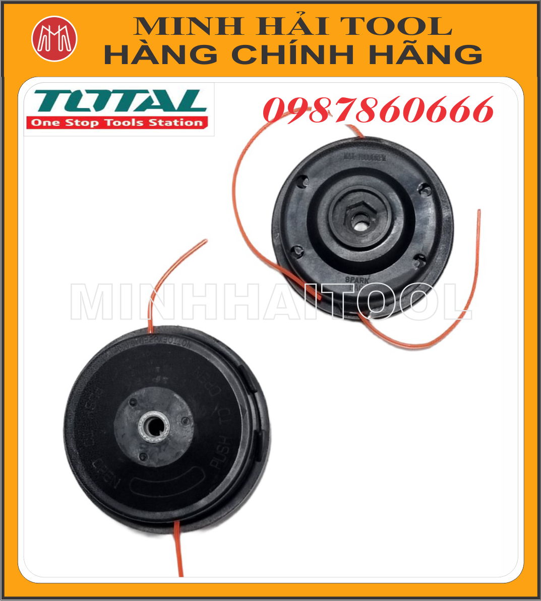 TOTAL - Đĩa cắt cỏ bằng cước (TGTLS251). Chiều dài dây 5m