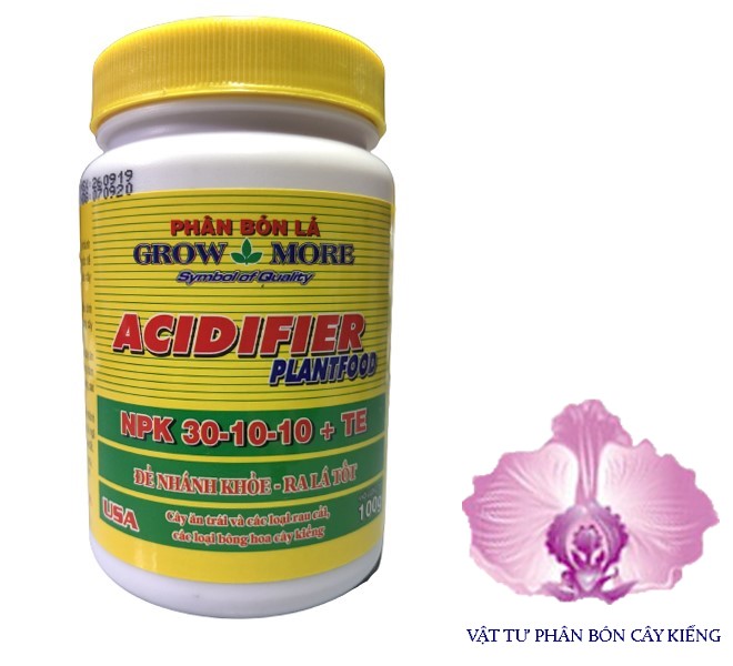 Phân bón grow more npk 30-10-10+te - #393a# 100g