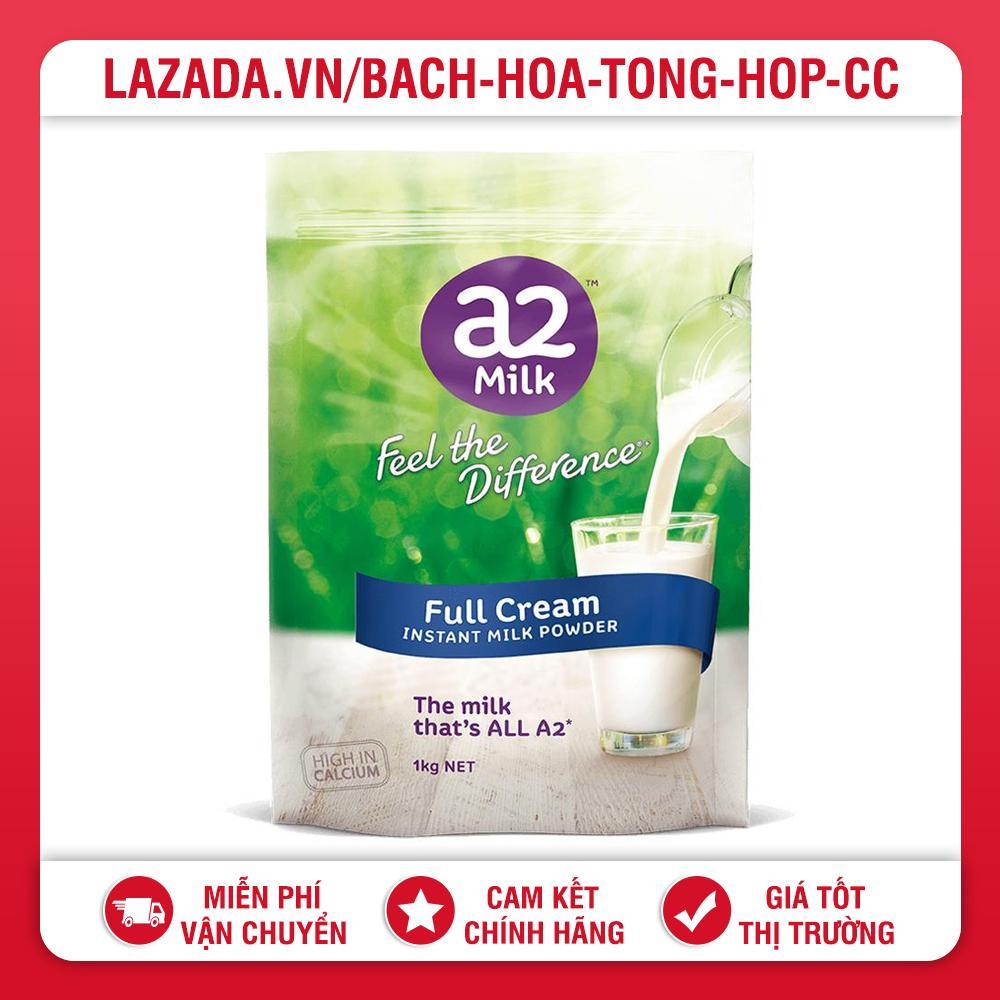 (Date 1.2025) Sữa Tươi Dạng Bột A2 Nguyên Kem Cho Người Lớn Và Trẻ Em Trên 1 Tuổi 1Kg