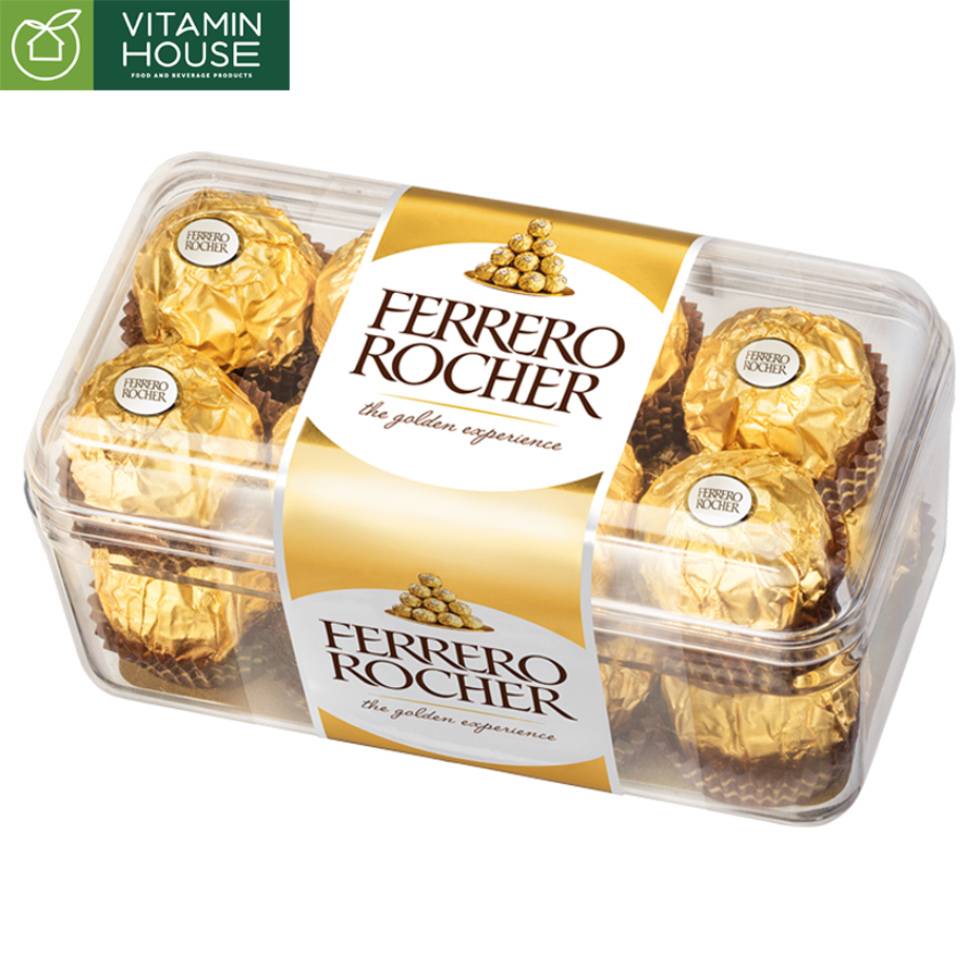 Socola Ferrero Rocher 16 viên - Chocolate thích hợp làm quà tặng Vitamin