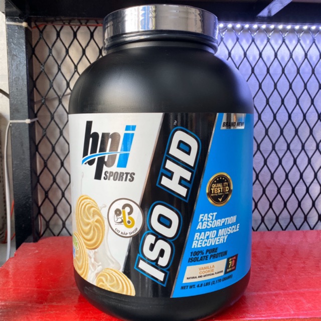 Whey Protein ISO HD Hộp 5lbs 100% Isolate - Tặng Bình Lắc