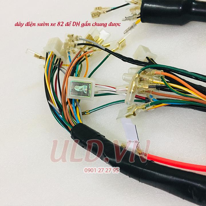 [HCM]dây điện sườn xe 82 đề DH xài chung