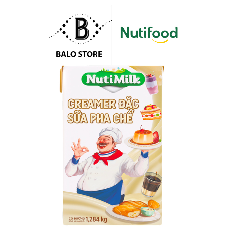 Creamer đặc có đường Nuti Hộp 1,284 kg SDX03LA - Thương Hiệu NUTIFOOD
