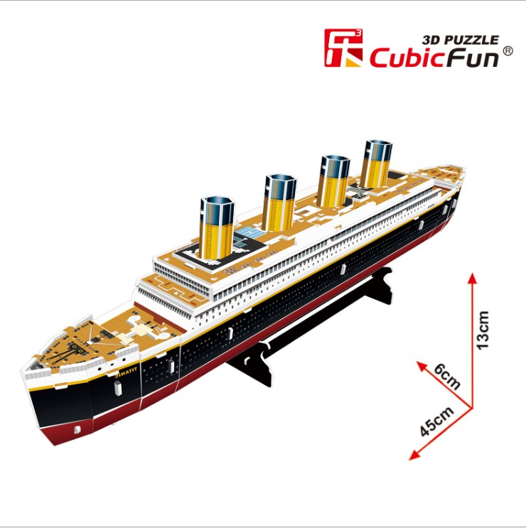 Mô Hình Giấy 3D Tàu Titanic Cubicfun