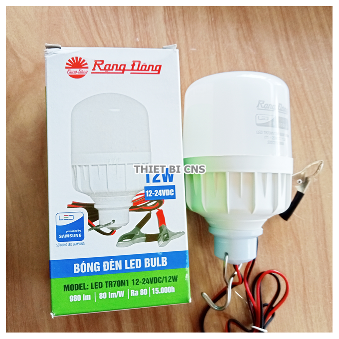 Bóng đèn led bulb rạng đông 12-24vdc/12w - chính hãng