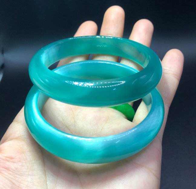 ( GIÁ SỈ-ĐỦ MÀU) Vòng tay đá Mắt mèo bản nhỏ liền khối thời trang,đá sáng bóng-NI 52-60MM-ĐỦ MÀU