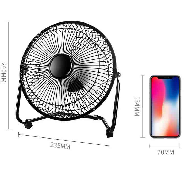 Quạt Để Bàn Mini Cắm Cổng Usb 8Inch