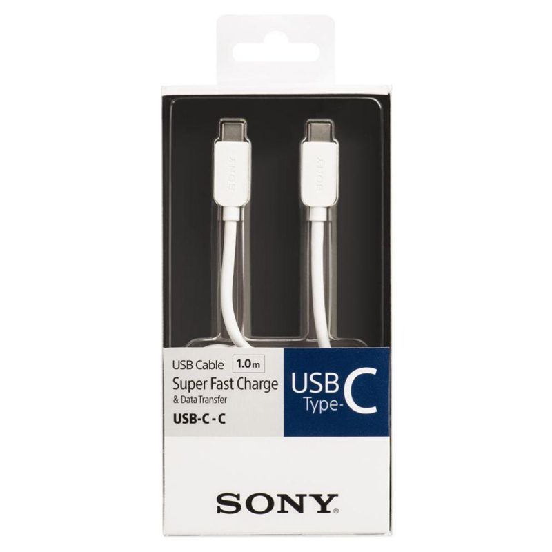Cáp sạc cổng USB (C-C) 1.0m SONY CP-CC100/WC WW