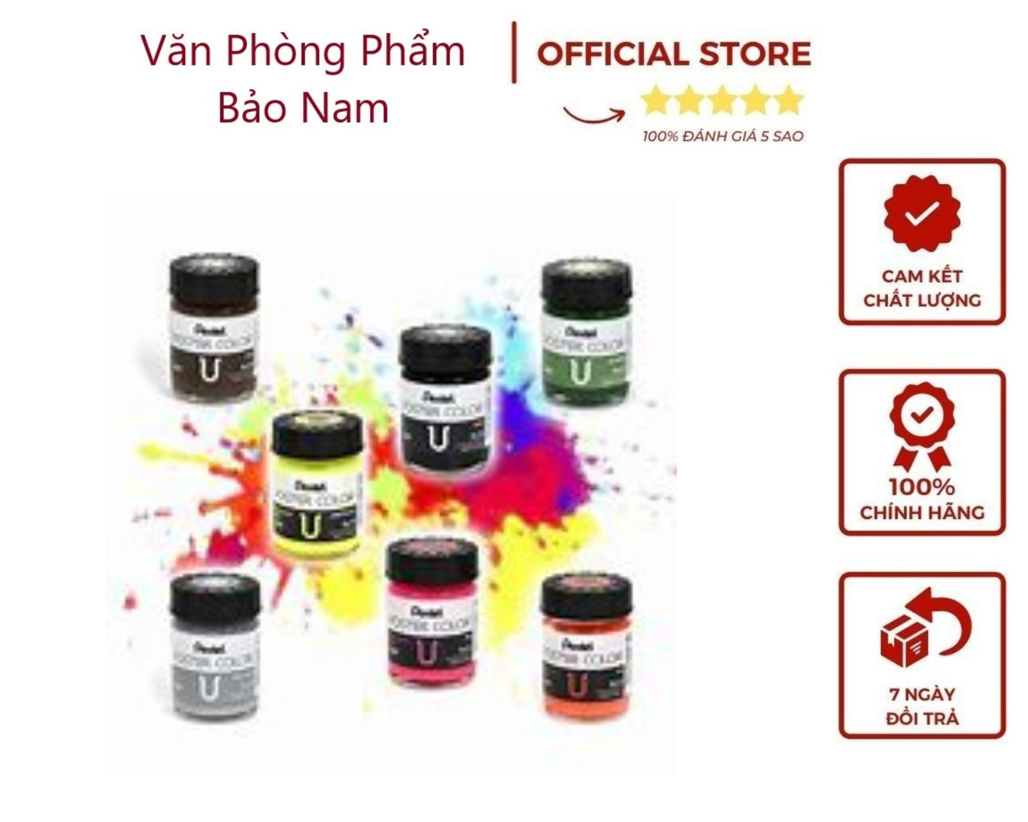 Màu Vẽ Pentel Poster Color 30ml ( lẻ 1 Lọ )