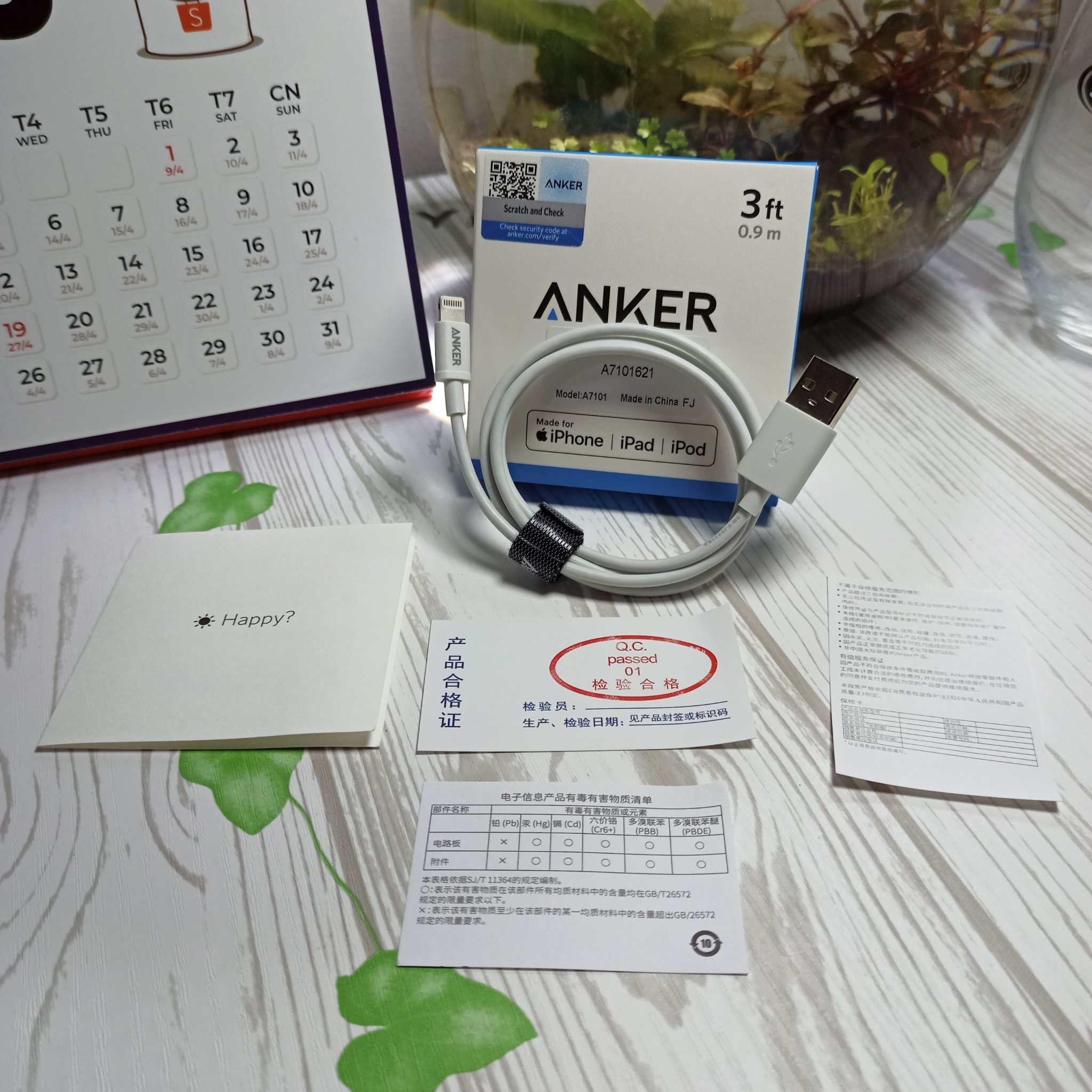 Dây Sạc ANKER Lightning A7101 Được Chứng Nhận MFi