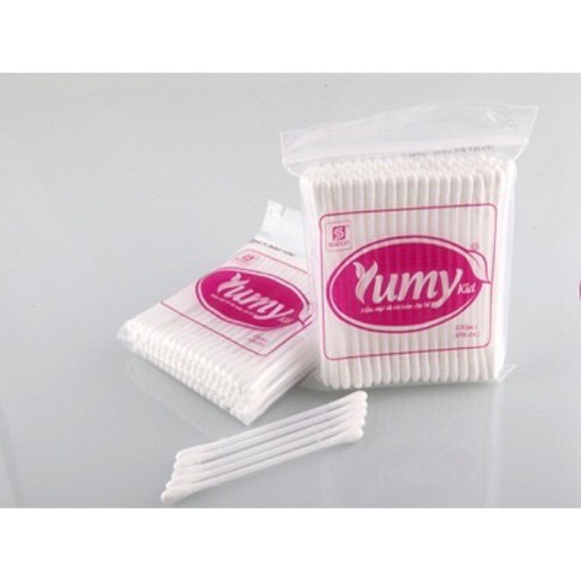 Tăm Bông Yumy Trẻ Em Gói 100 Cái