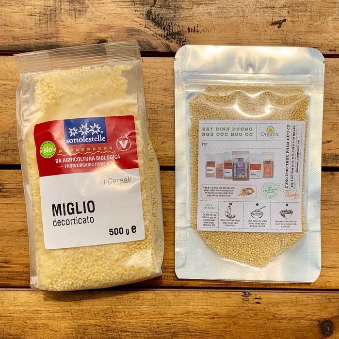 Hạt kê hữu cơ Sottolestelle Organic Millet