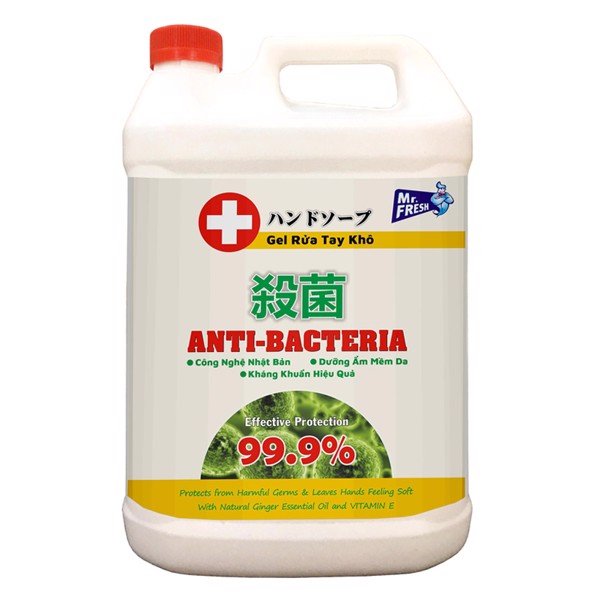 Gel rửa tay khô diệt khuẩn Mr.Fresh 5L