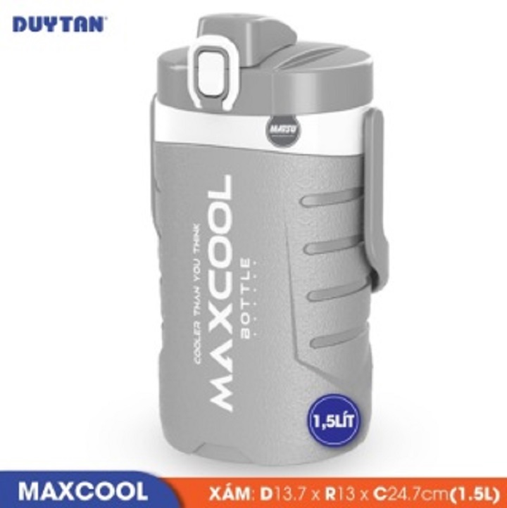 [BÌNH 1,5 LÍT] BÌNH GIỮ NHIỆT DUY TÂN MAXCOOL 1 L.5 LÍT - BÌNH ĐÁ ĐI LÀM - CA ĐÁ