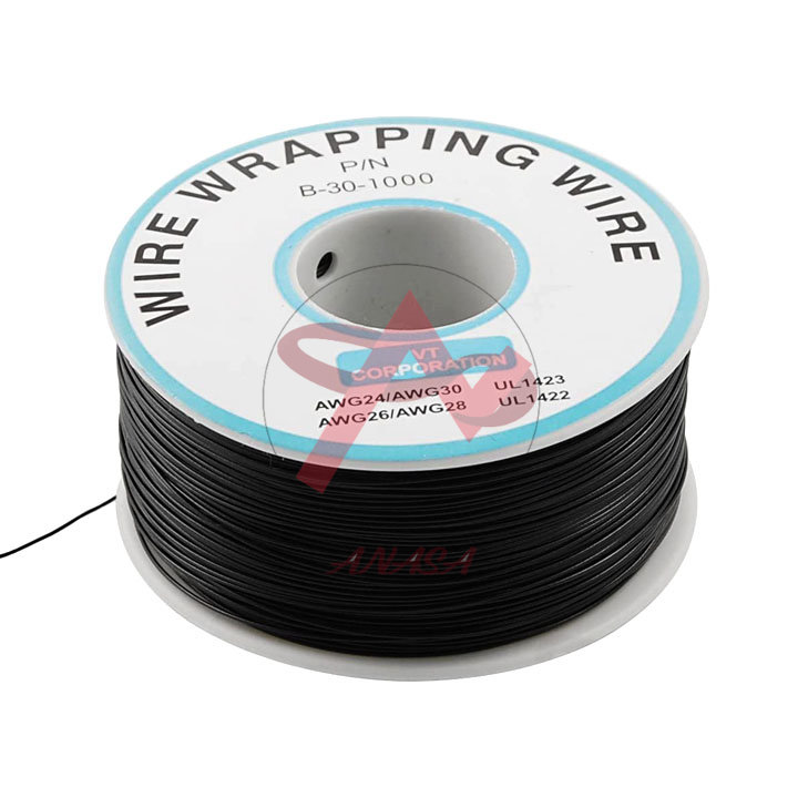 3 Mét Dây Đồng Tráng Men Màu Đen