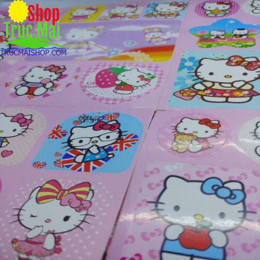 BÓC DÁN HELO KITTY CHO BÉ YÊU (16 tấm )