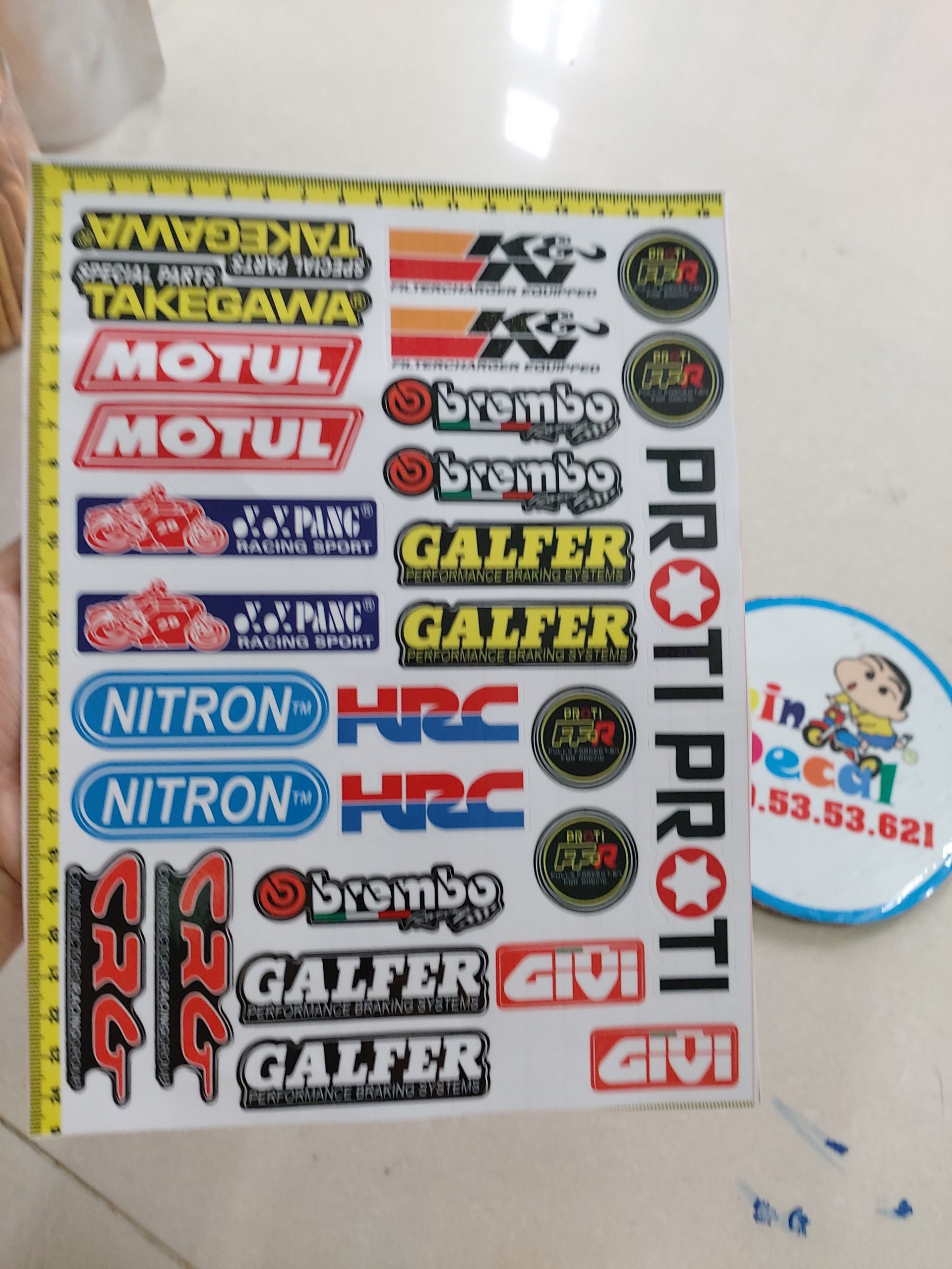 tem tấm logo trọn bộ