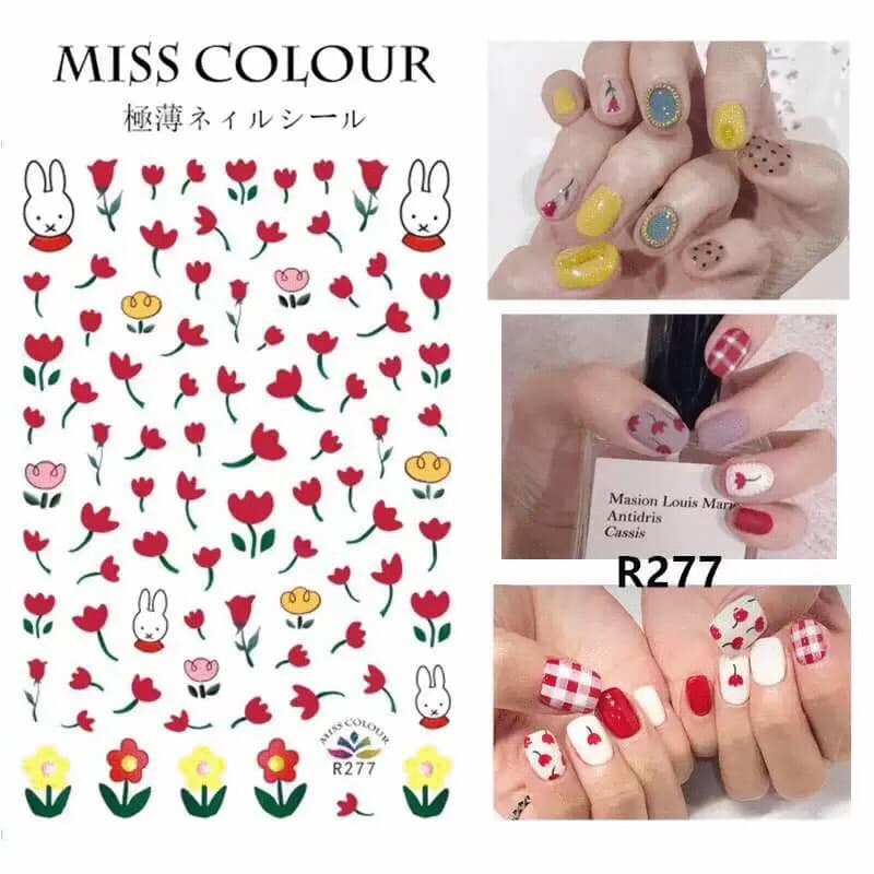 Sticker nail hình dán móng đáng yêu BYH050