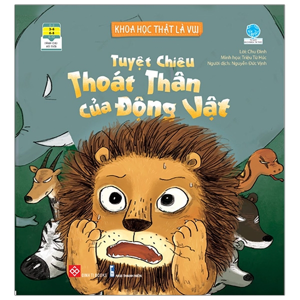 Fahasa - khoa học thật là vui -tuyệt chiêu thoát thân của động vật