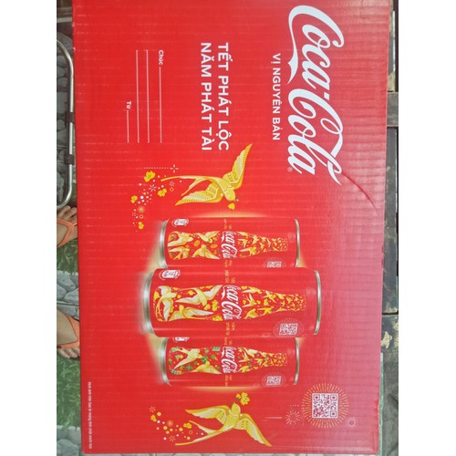 THÙNG 24 LON XUÂN COCACOLA  320ML