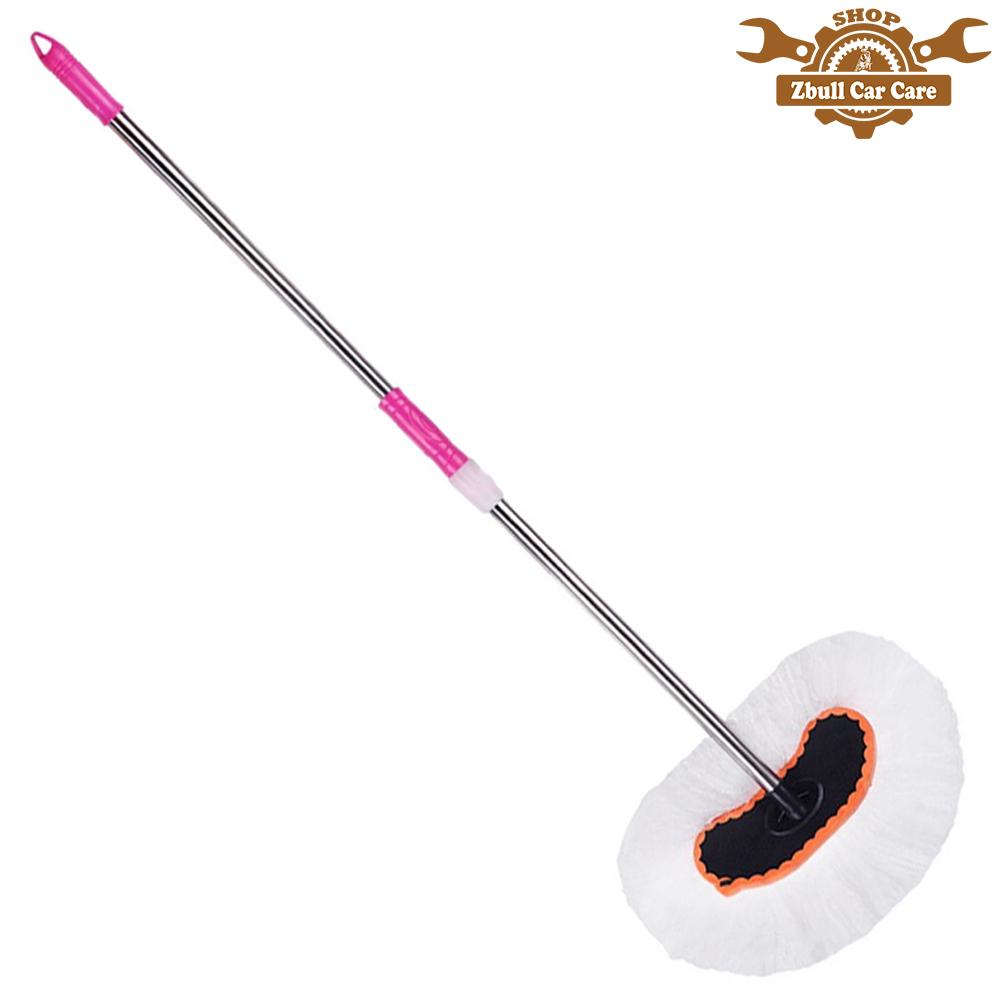 Cây lau rửa xe ô tô cán dài đa năng CWLH lông mềm 125cm