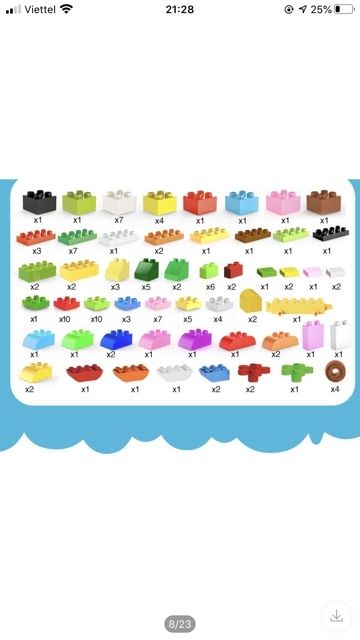 Bộ lego size Duplo cho bé👨‍🎓👦