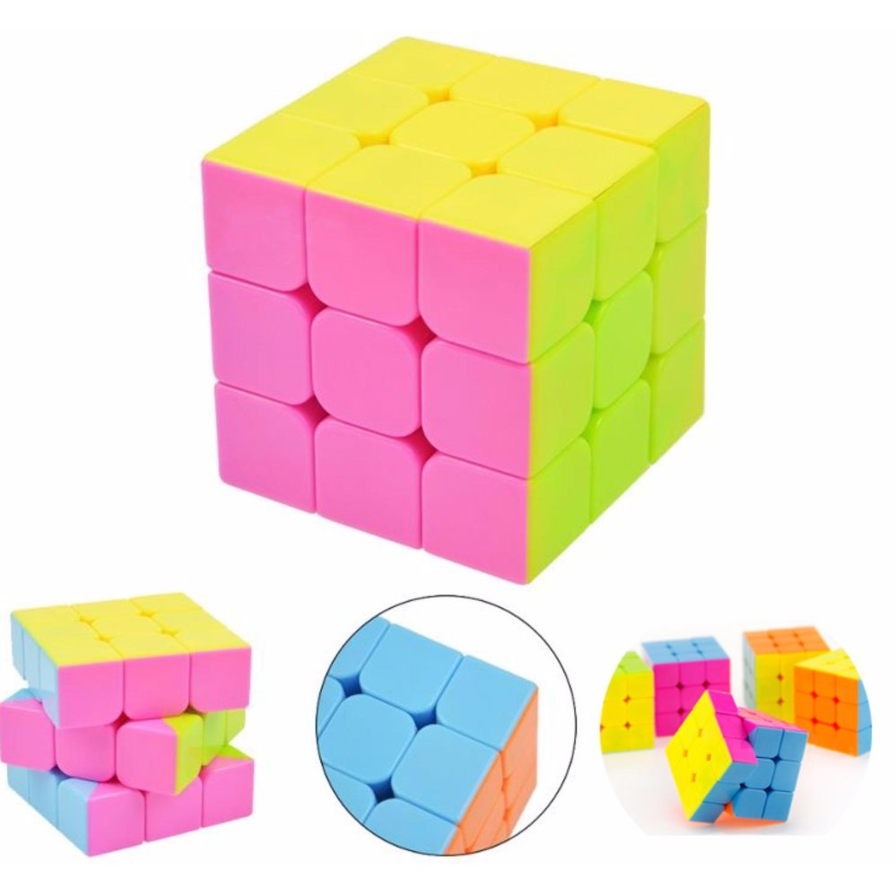 Trò chơi xoay rubix 3x3 hàng chuẩn xoay được với tốc độ cao bẻ góc tốt có sách hướng dẫn dành cho bé, Do choi xoay rubic hang chuan xoay duoc voi toc do cao khong vien co sach huong dan