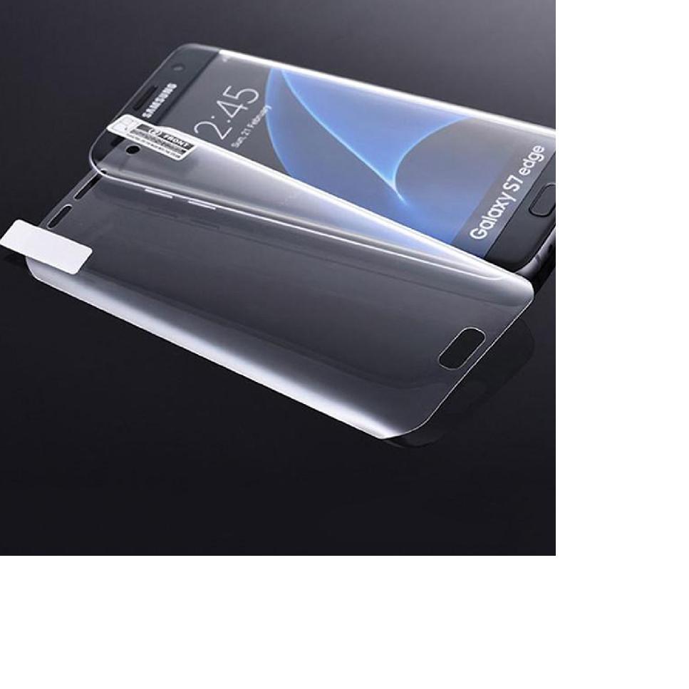 Kính cường lực trong suốt tràn viền Full màn hình Full keo UV Samsung S7 Edge