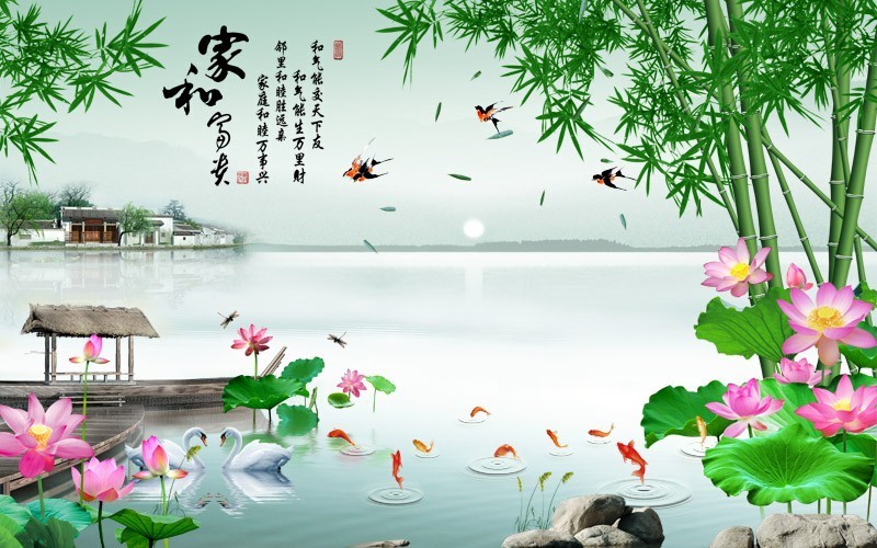 tranh dán tường 3d hoa mẫu đơn trang trí phòng khách phòng ngủ đẹp giá rẻ chất liệu decal pp keo sẵn bóc dán PA