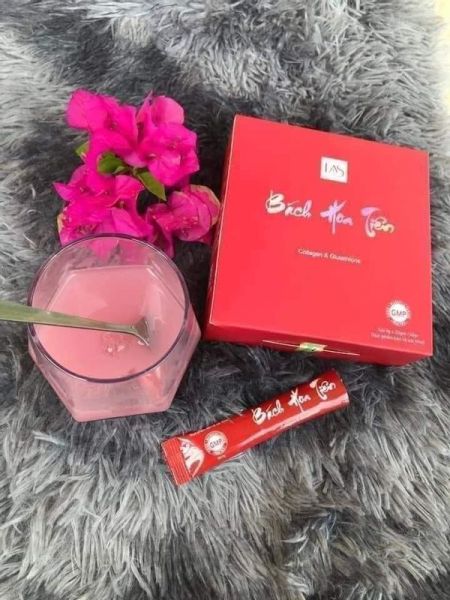 [Chính Hãng] 5 hộp Bách Hoa Tiên Las Beauty - Cốm uống đẹp da 100 gói nhập khẩu