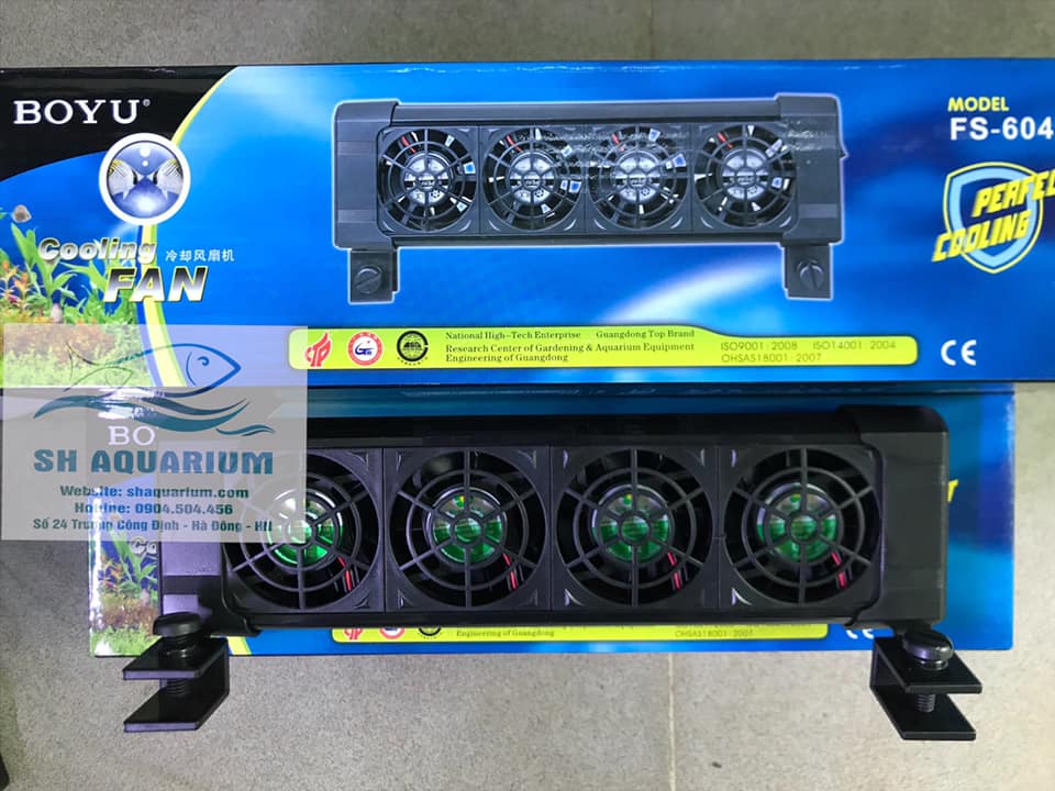[HOÀN TIỀN 10%]QUẠT LÀM MÁT BOYU FS - 604